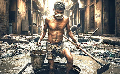 कानून बना, मगर इंसान अब भी मैला ढोने को मजबूर: संसद में उठा मानव गरिमा का सवाल !